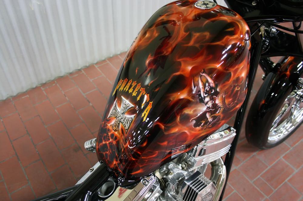 Death Dealer CFL built by West Coast Choppers - WCC of U.S.A.