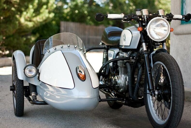 CB550 Sidecar built by Analog Motorcycles of U.S.A.