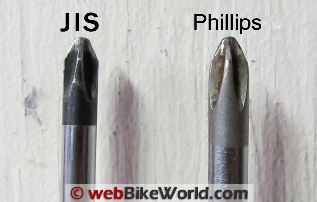 JIS Screwdriver Side-by-Side Phillips