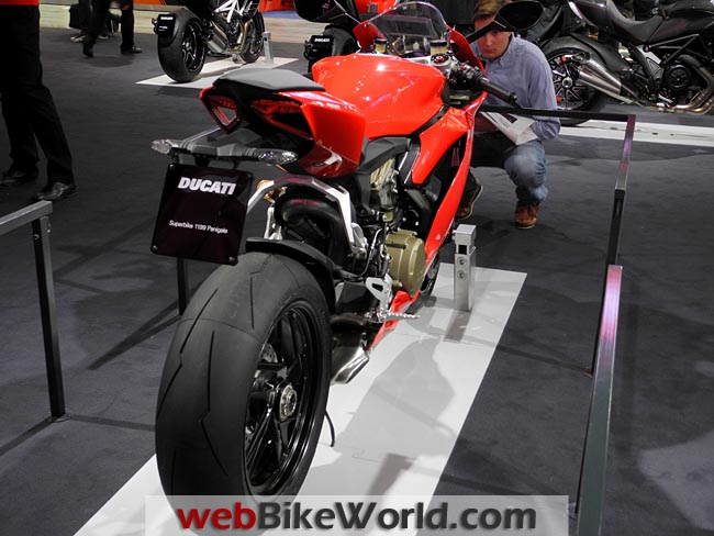 Ducati 1199 Panigale Rear View