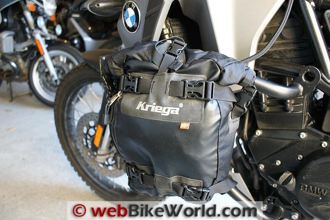 AltRider Crash Bars With Kriega Bag