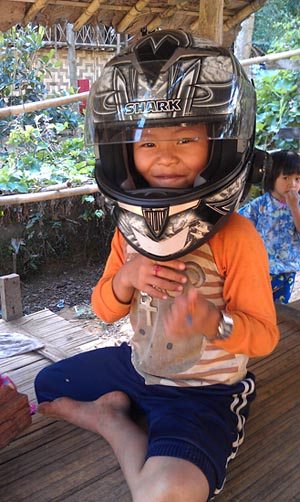 Kid With Helmet