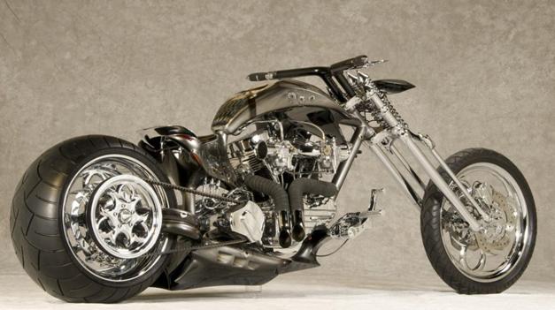 Clochette moto the punisher - Moto-Custom-Biker