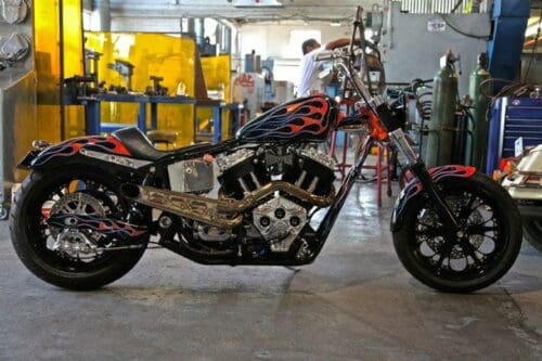 Dominator Swingarm built by West Coast Choppers - WCC of U.S.A.