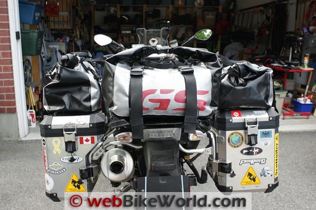 BMW Adventure Dry Bag Rear View