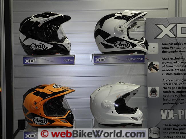 More Arai XD4 Helmets