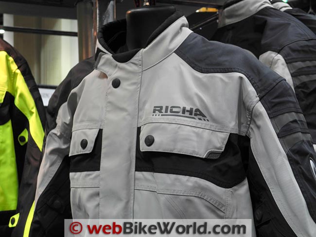 Richa Spirit Jacket Gray Close-up