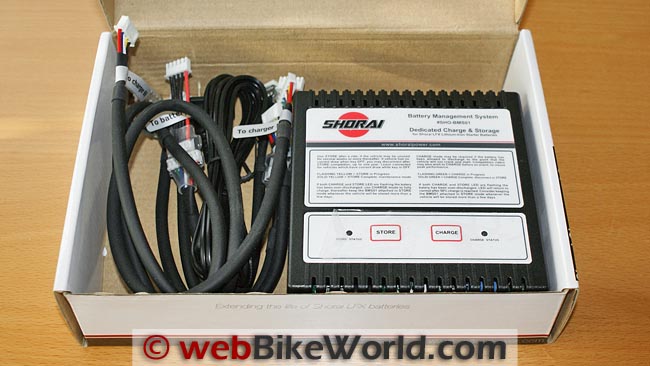 Shorai BMS01 Battery Charger Kit in Box