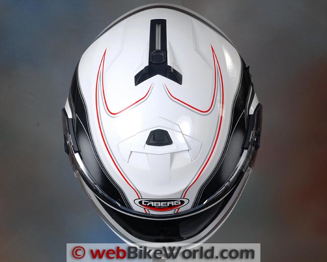 Caberg Duke Helmet Top View