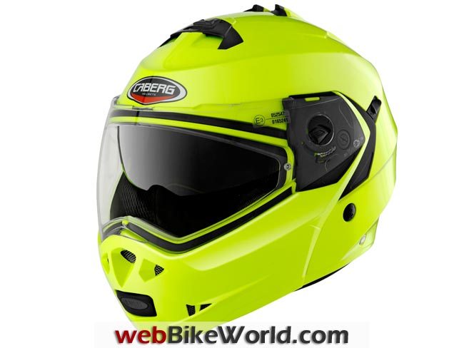 Caberg Geniue DUKE Flip up Front Motorbike Motorcycle Helmet White L 59-60cm 