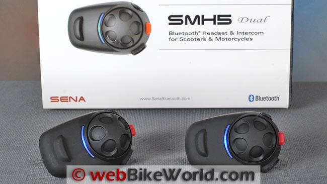  Sena SMH5 Bluetooth Motorcycle Scooter Communication