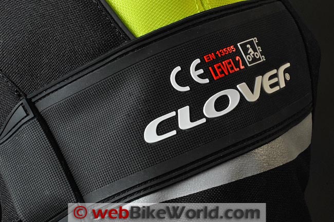 Clover Tekno Jacket Label Close-up