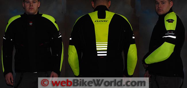 Clover Tekno Jacket Reflectivity