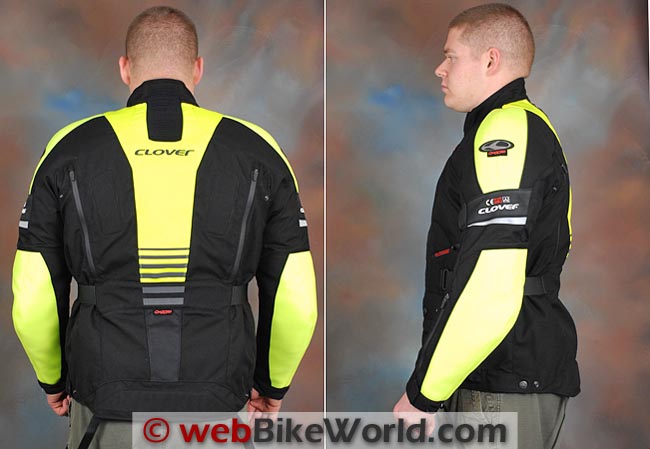 Clover Tekno Jacket Side Rear Views