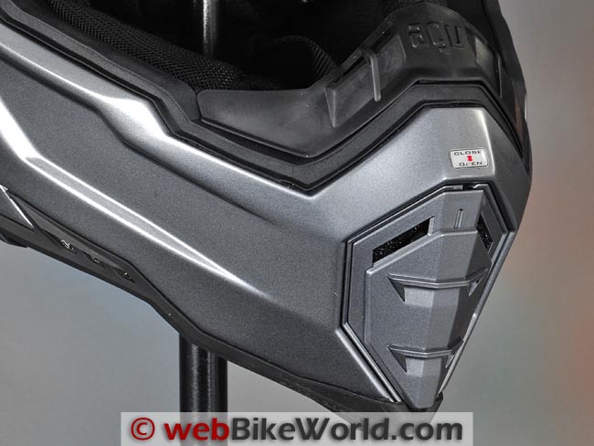 AGV AX-8 Dual Evo Chin Vent