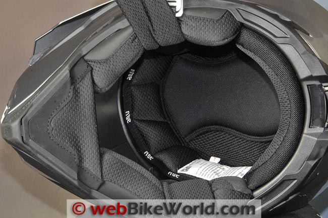 AGV Peak AX-8 Dual Evo / AX-8 Dual: Visiera Parasole, Nero Opaco, Con Viti In Alluminio