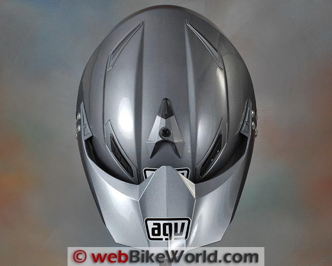 AGV AX-8 Dual Evo Helmet Top View