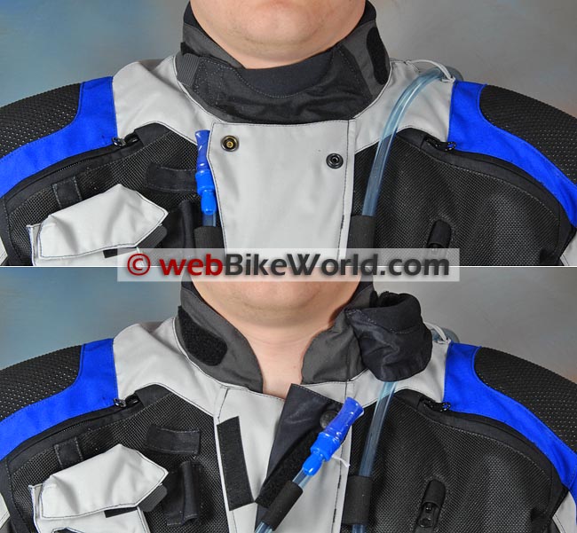 British Motorcycle Gear BMG Adventure II Jacket Neck