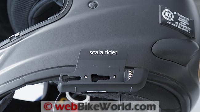 Cardo Scala Rider G9 Intercom Helmet Mount Wire Microphone