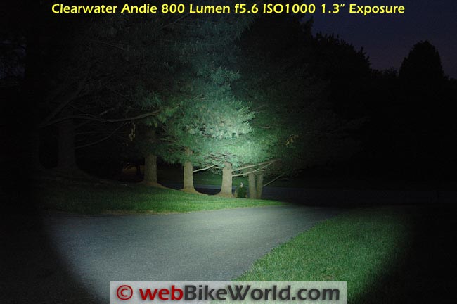 Clearwater 800 Lumen LED Flashlight Outdoors