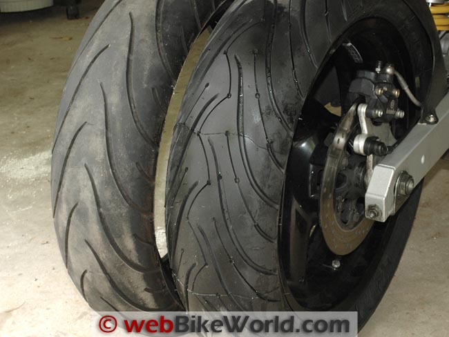 Michelin Pilot Road 2 vs. Pilot Road 3 Rear Tires