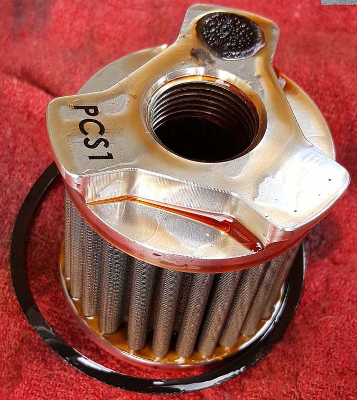 PCS1 Oil Filter Dirty