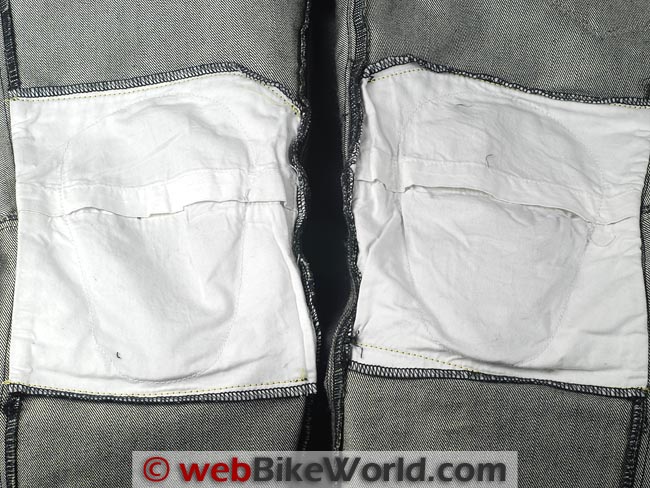 Dainese D1 Kevlar Jeans Knee Armor Pockets