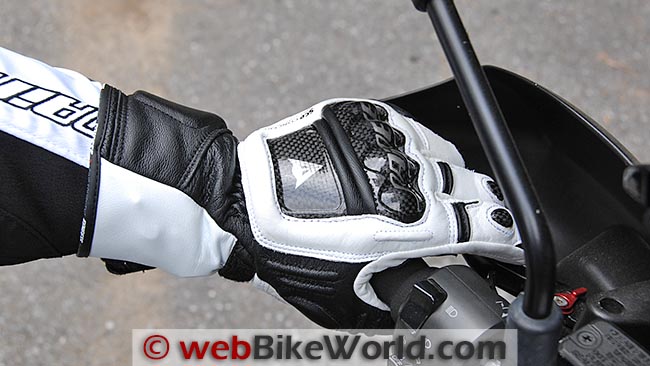 Dainese Druids Gloves on Bike