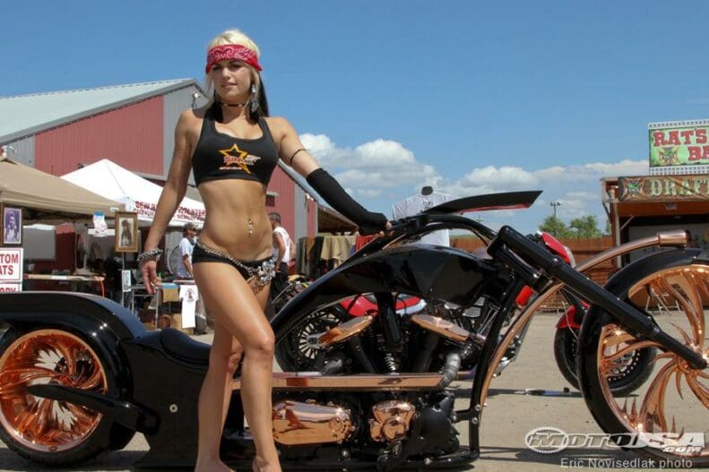 Nightmare built by Scott’s Insane Choppers of U.S.A.