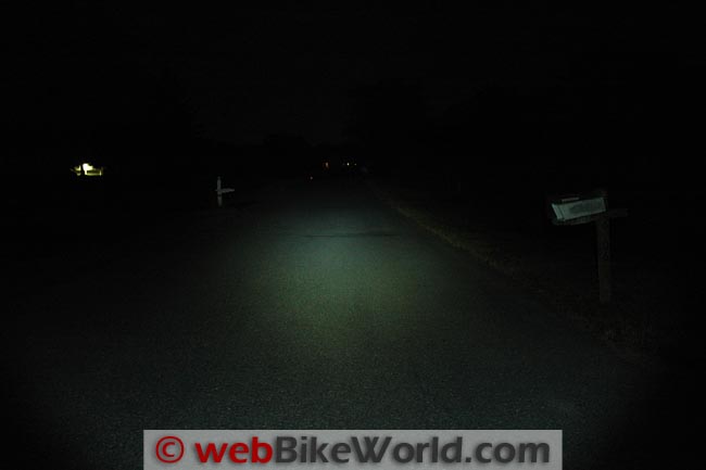 Clearwater 700 Lumen Flashlight on Road