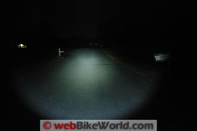 Clearwater 800 Lumen Flashlight on Road