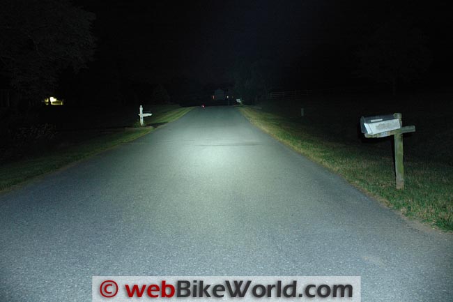 FandyFire UV-S5 Flashlight on Road