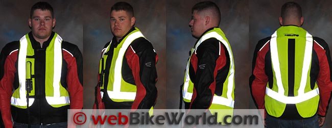 Helite Airbag Vest Reflectivity