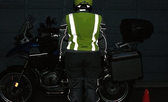 retro reflective motorcycle jacket