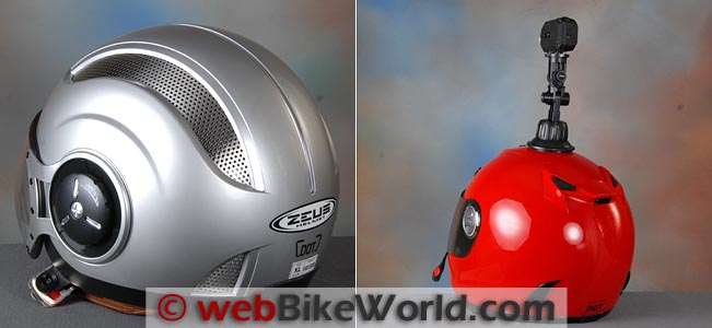 Video Camera Mounts on Helmets