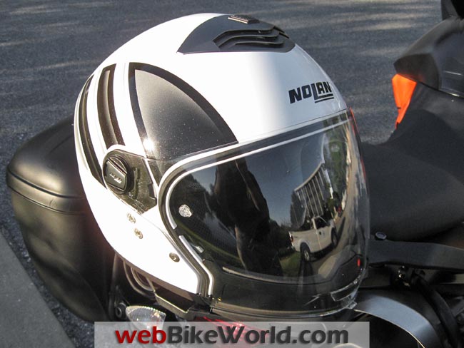 Nolan N43E Helmet Top View