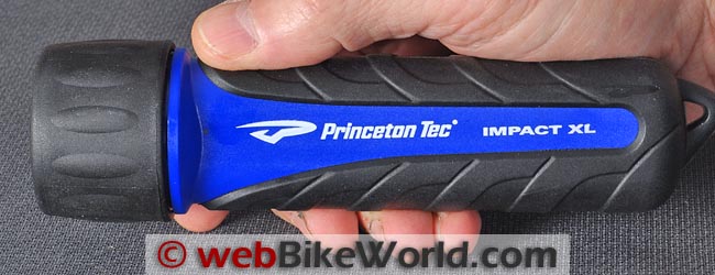 Princeton Tec Impact XL Flashlight Size