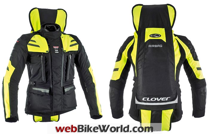 Clover Crossover Airbag Jacket With Airbag Deployed