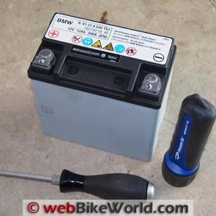 BMW C 650 GT Battery - webBikeWorld