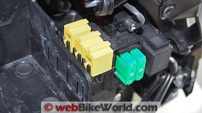 BMW C 650 GT Fuse Close-up