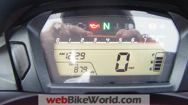 Honda NC700D Integra Instruments