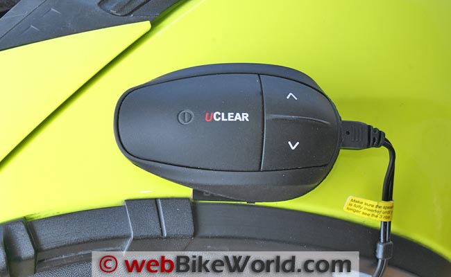 UClear HBC200 Intercom Helmet Mount