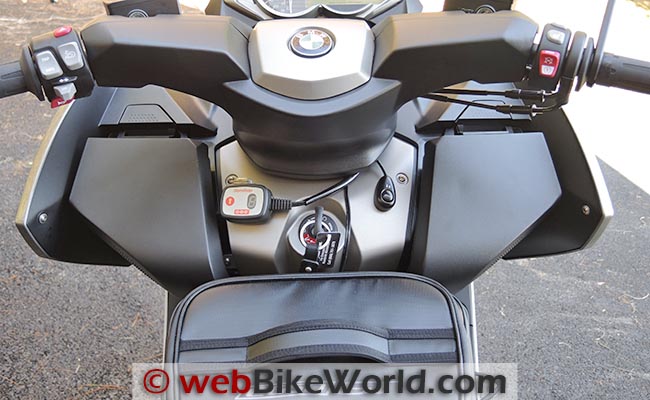 BMW C 650 GT Tunnel Bag Blocking Storage Compartment