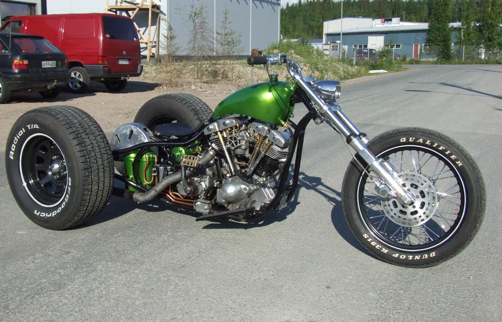 Green trike top