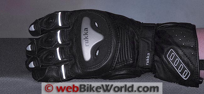 Rukka Argosaurus Gloves Reflectivity