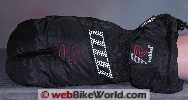 Rukka Lobster Gloves Reflectivity