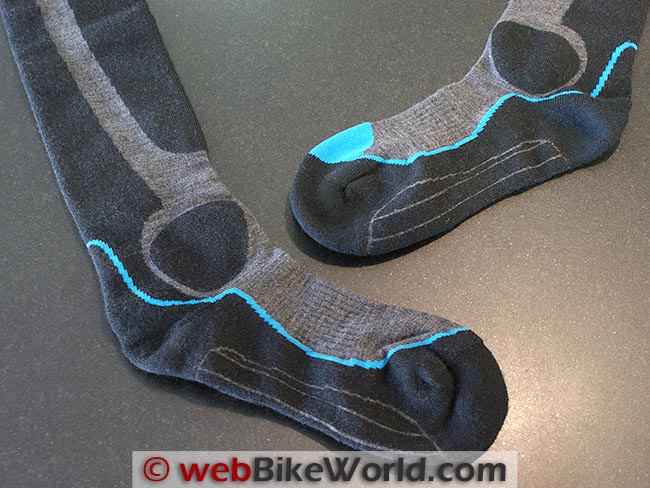 BMW Functional Socks Ribbing Ventilation Channels