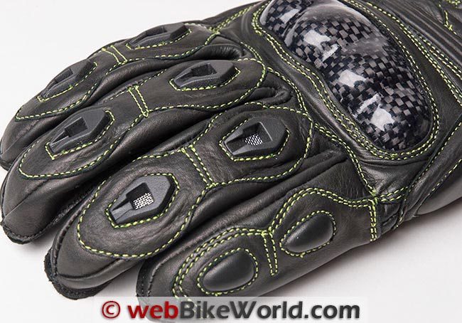 AeroMoto Corsa Pro Gloves Fingers Protector Vents Knuckle