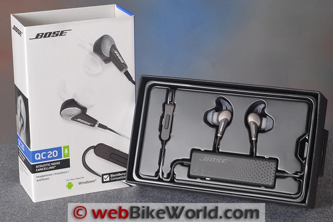 Bose QuietComfort 20 Review - webBikeWorld