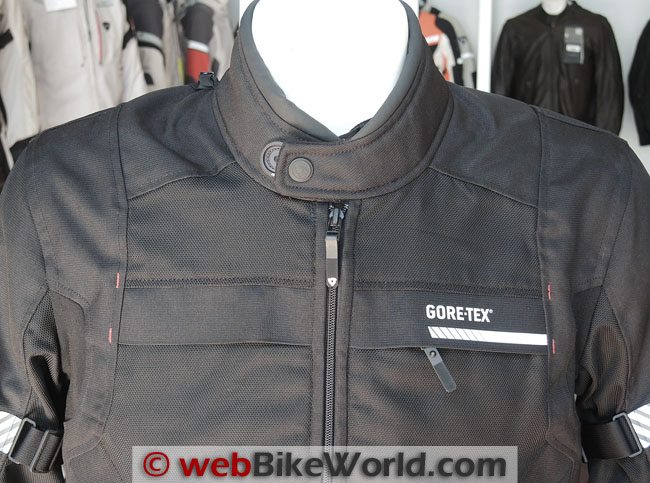 Rev'it Chronos GTX Jacket Neck and Chest